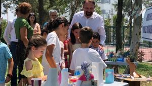 Başkan Gümrükçü miniklerle "Ekolojik Atölye"de buluştu!