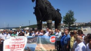 Başkan Yetişkin'de Kaz Dağları nöbetinde!
