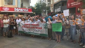 Emek ve Demokrasi Platformu Kaz Dağları için basın açıklaması yaptı