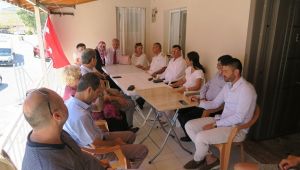 Foça'da protokol bayramlaştı