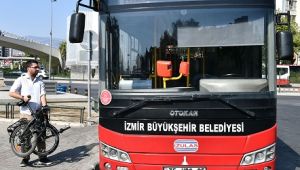 İzmir'de o bisikletlere otobüs izni çıktı