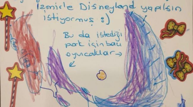 Öykü Arin'den Soyer'e kartpostal... Minik Öykü, Tunç Soyer'den Disneyland istedi