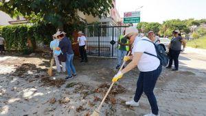 Temizlik seferberliğine Güzelbahçe de katıldı