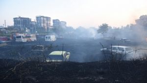 Yediemin Otoparkı'nda yangın