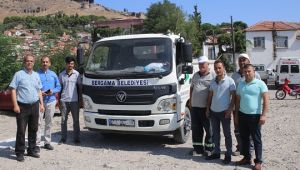 Yükümlülerden Bergama'da çevre temizliği