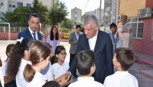 Başkan Engin'den okul ziyereti... "Eğitime destek devam edecek"