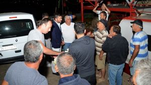Başkan Gürbüz Foçalı balıkçıları ziyaret etti