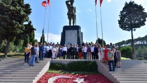 Başkan İduğ, Atatürkçü Düşünce Derneği şube yöneticilerini Belkahve'de ağırladı