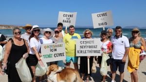 Çeşme, Dünya Barış Günü'nde 'Çevre ile Barış'tı