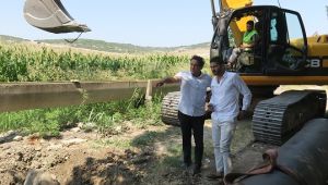 Foça'da yeni içme suyu hattı için çalışmalar başladı