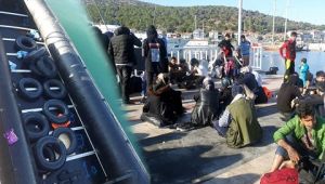 İki ilçede toplam 287 kaçak göçmen yakalandı