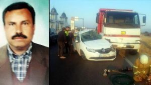 İzmir'de kamyon arabaya çarptı... 1 ölü 3 yaralı var!