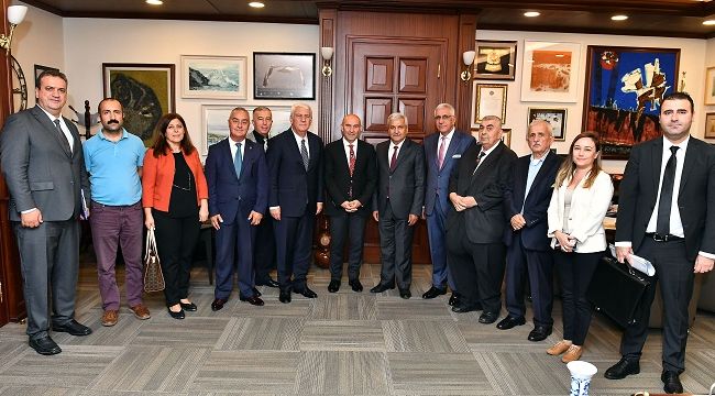 Soyer esnaf örgütü temsilcileriyle bir araya geldi