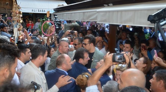 Tarihi buluşmada İmamoğlu izdihamı!