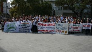 'Su, Vicdan ve Yaşam Yürüyüşü' Ayvalık'ta devam ediyor