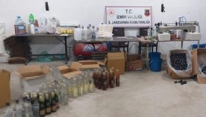 İzmir'de sahte içki operasyonunda tutuklama!