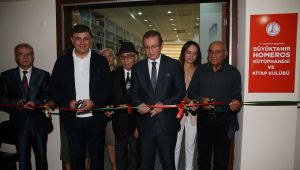 Karşıyaka’da ‘Büyüktanır Homeros Kütüphanesi’ kapılarını açtı