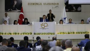 Konak'ta terör bildirisi ve Gültepe planları meclise damga vurdu