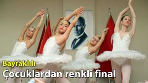Bayraklılı çocuklardan renkli final