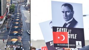 Büyükşehir'de 'Ata'ya Saygı Yürüyüşü'