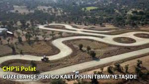 CHP'li Polat Güzelbahçe'deki Go Kart pistini TBMM'ye taşıdı