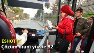 ESHOT’ta çözüm oranı yüzde 82