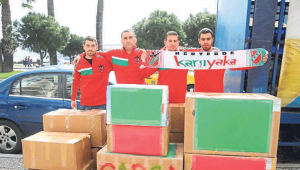 Karşıyakalı taraftarlardan Silopi'ye gönül köprüsü
