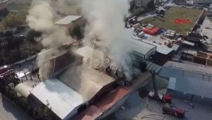 Tuzla'da fabrika yangını!