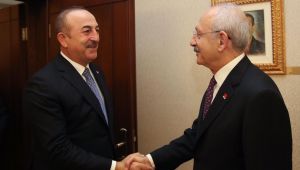 Bakan Çavuşoğlu'dan Kılıçdaroğlu'na ziyaret