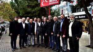 Başkan İduğ'dan parti ziyaretleri