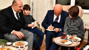 Başkan Soyer'den itfaiye erine teşekkür ziyareti