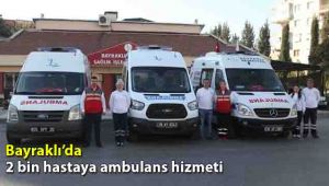 Bayraklı’da 2 bin hastaya ambulans hizmeti