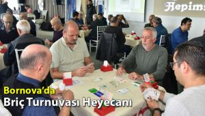 Bornova'da Briç Turnuvası heyecanı