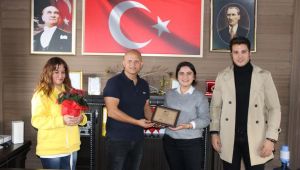 Çeşmeli muhtara ‘Teşekkür Belgesi’