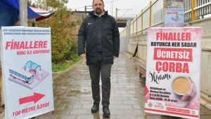Başkan Gümrükçü'den öğrencilere ring ve çorba müjdesi