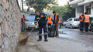 Buca’da dur durak bilmeyen temizlik mesaisi