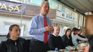 CHP Karabağlar'da Türkbay, il delegeleriyle bir araya geldi