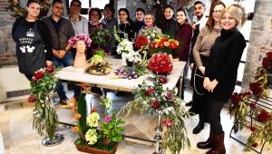 Çiçekçilik kursunun ünü İzmir sınırlarını aştı