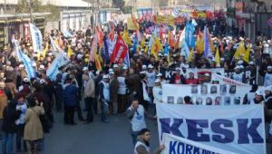 KESK'den "İnsanca yaşam, demokratik bir Türkiye istiyoruz” mitingi