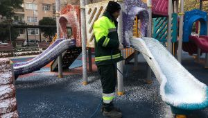 Konak’ta hijyenik ve sağlıklı parklar