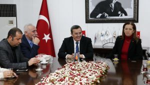 DİSK’ten Başkan Batur’a ziyaret