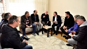 İduğ’dan genç futbolcuya geçmiş olsun ziyareti