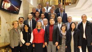 Yücel ilçe başkanları ile kahvaltıda bir araya geldi! ''Verilen hiçbir görevden kaçmadım''