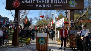 Ahmet Taner Kışlalı Parkı Menemen'de açıldı