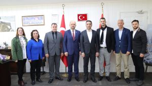 Balkan Göçmenlerinden Başkan Kayalar’a Ziyaret