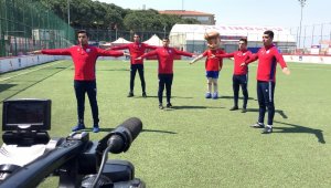 Altınordu'dan minik futbolculara videolu antrenman