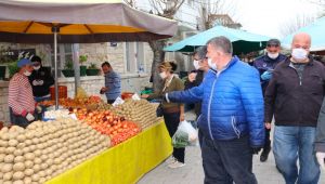 Başkan Oran’dan Pazar denetimi