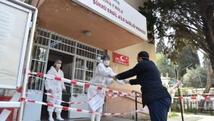 Bornova Belediyesi'nden sağlık ocaklarına ‘’Anti-Korona’’ kiti