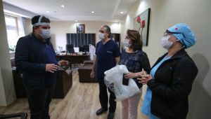 Buca Belediyesi'nden 500 sağlık çalışanına koruyucu ekipman desteği