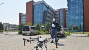Çiğli Belediyesi'nden corona ile mücadelede drone ile dezenfekte dönemi